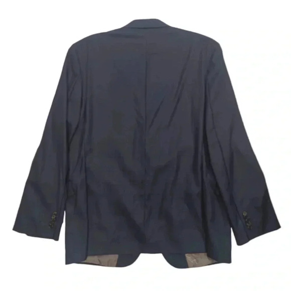 Austin Reed Signature Blue Wool Blazer Size 46R - Picture 4 of 11